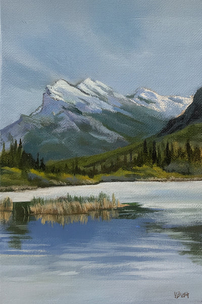 Yvonne Bush artwork 'WHEN IT CALMS - VERMILION LAKE' at Canada House Gallery