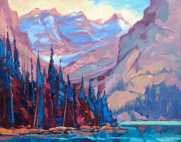 Dominik J Modlinski artwork 'LAKE O'HARA SHORELINE' at Canada House Gallery