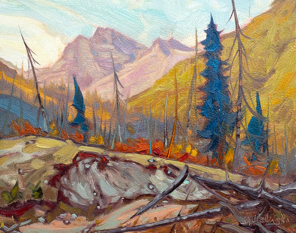 Dominik J Modlinski artwork 'LAST LIGHT OF AUTUMN' at Canada House Gallery