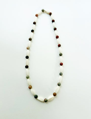 FROSTED JASPER NECKLACE