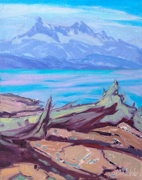 Dominik J Modlinski artwork 'MOUNT ARROWSMITH' at Canada House Gallery