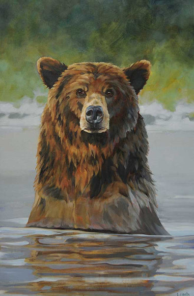 Susie Cipolla artwork 'SPA DAY IN THE WILD' at Canada House Gallery