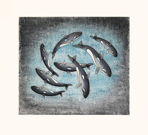 KAIVATTUIT (CIRCLING WHALES) $1,200.00