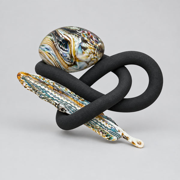 Leslie Rowe-Israelson artwork 'FEATHER AND EGG' at Canada House Gallery