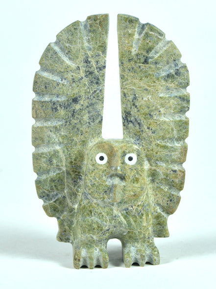 Adamie Mathewsie artwork 'OWL' at Canada House Gallery