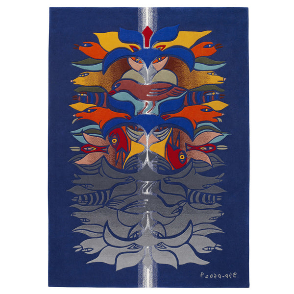 Kenojuak Ashevak artwork 'SHAMAN-REFLECTIONS-WHITE GEM   CIRCA 2010' available at Canada House Gallery - Banff, Alberta