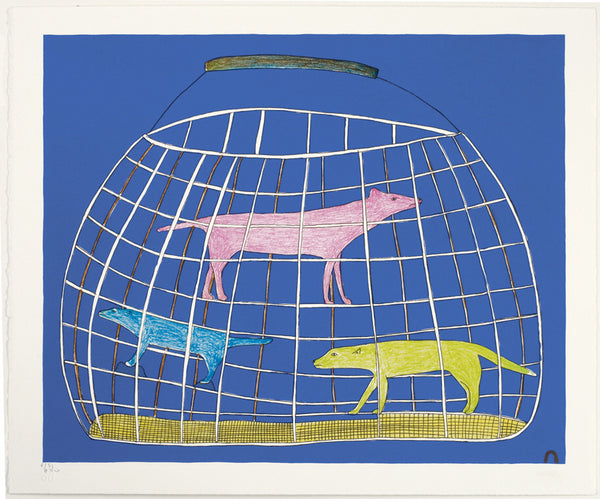 Kakulu Saggiaktok artwork 'PRECIOUS CARGO 19/50' available at Canada House Gallery - Banff, Alberta