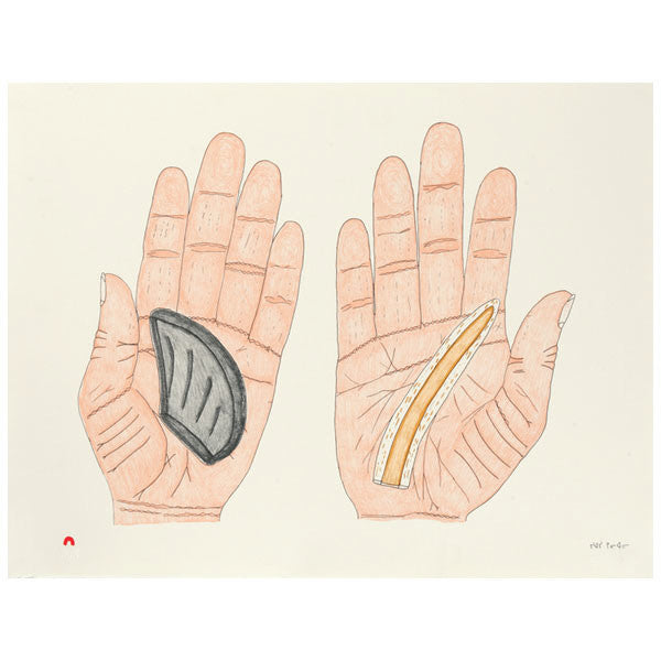 Siassie Kenneally artwork 'TUNIQTAVINIIT (ARTIFACTS) 10/50' available at Canada House Gallery - Banff, Alberta