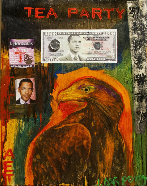 Jane Ash Poitras artwork 'TEA PARTY   2015' available at Canada House Gallery - Banff, Alberta