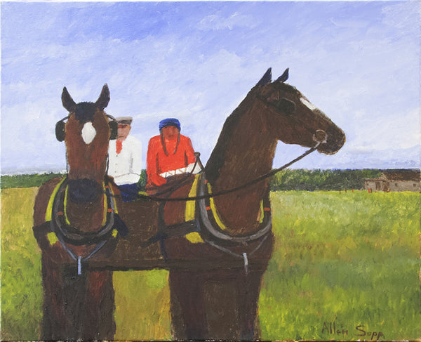 Allen Sapp artwork 'UNTITLED - RETURNING  CIRCA MID 2000'S' available at Canada House Gallery - Banff, Alberta