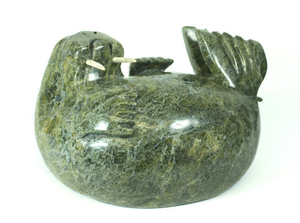 Kellipalik Etidloi artwork 'WALRUS' at Canada House Gallery