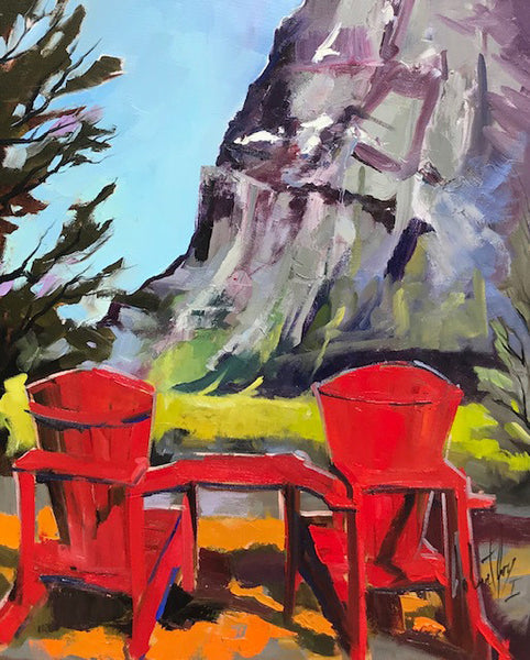 Robert Roy artwork 'PRENDRE CONSCIENCE' available at Canada House Gallery - Banff, Alberta