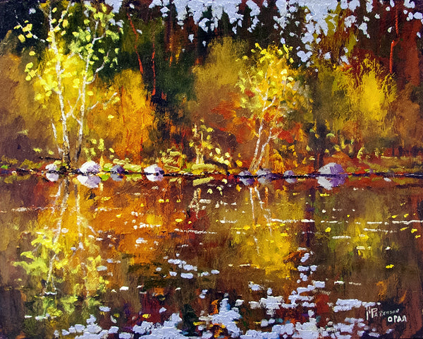 Neil Patterson artwork 'FALL REFLECTIONS' at Canada House Gallery