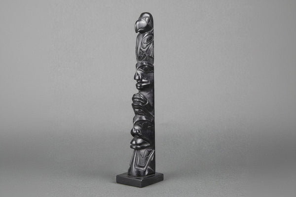 Paul Jones ATTR artwork 'TOTEM POLE' available at Canada House Gallery - Banff, Alberta