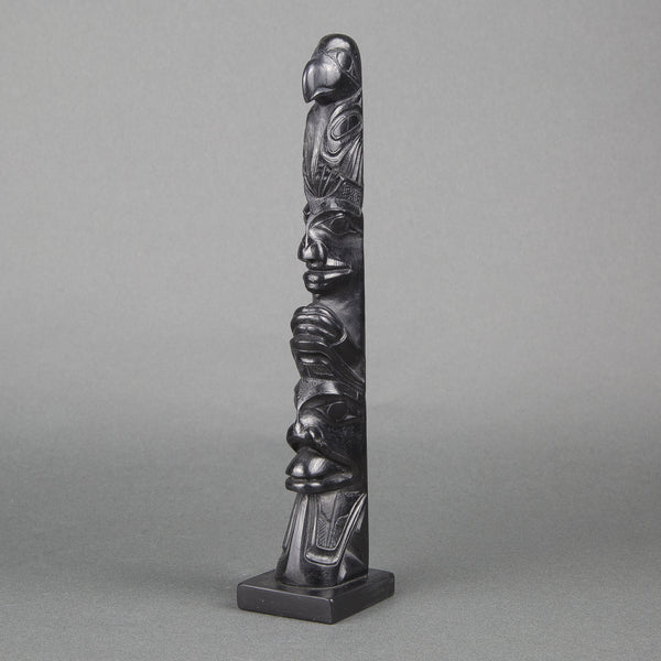 Paul Jones ATTR artwork 'TOTEM POLE' available at Canada House Gallery - Banff, Alberta