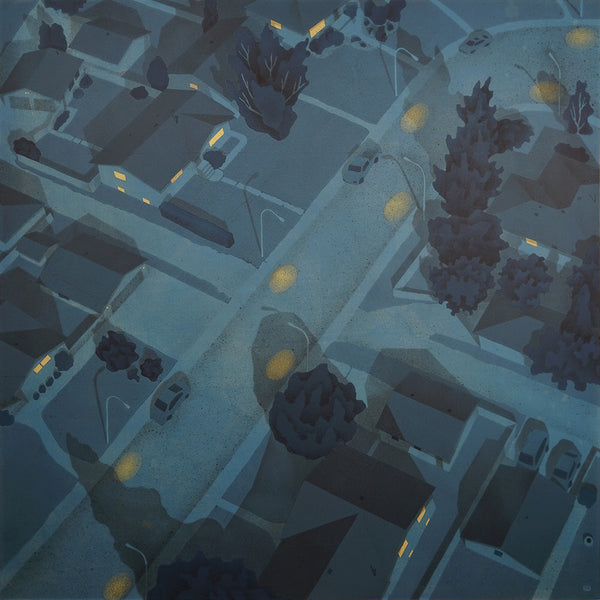 Jeff Sylvester artwork 'NEIGHBOURHOOD WATCH' at Canada House Gallery