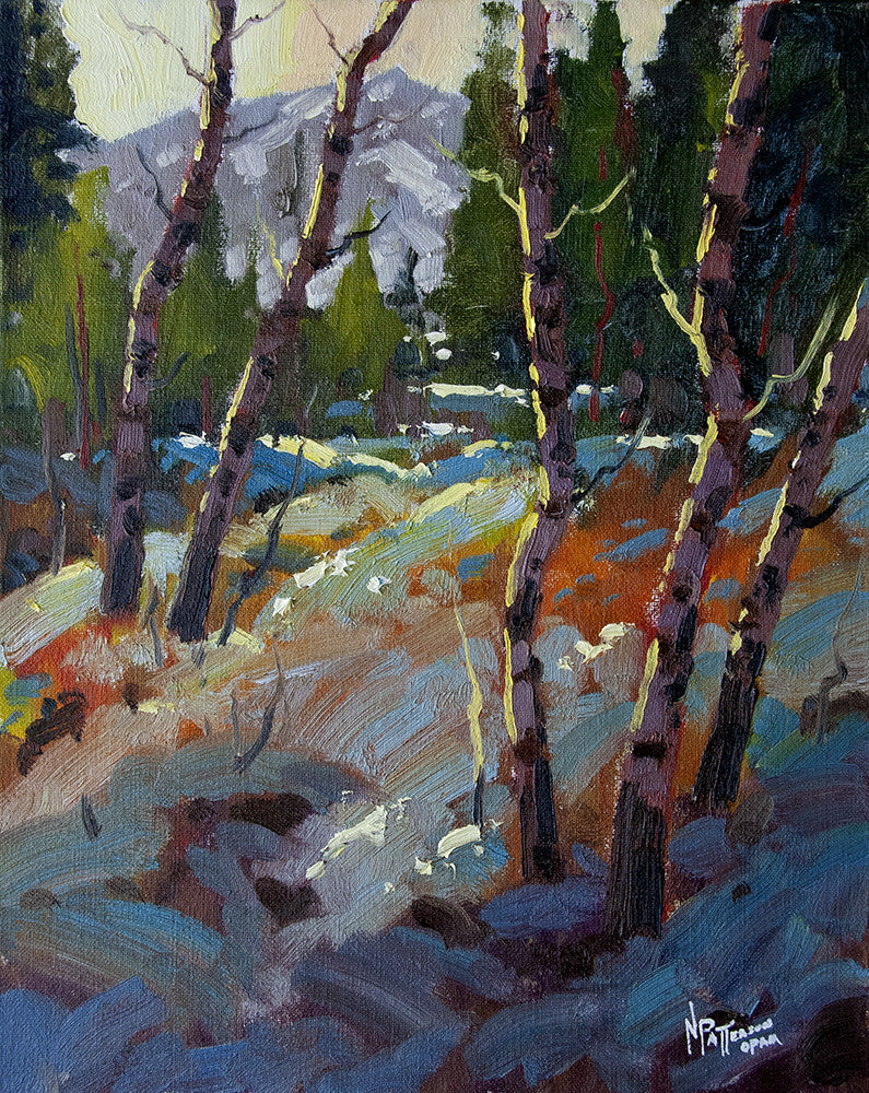Neil Patterson artwork 'WINTER LIGHT' available at Canada House Gallery - Banff, Alberta