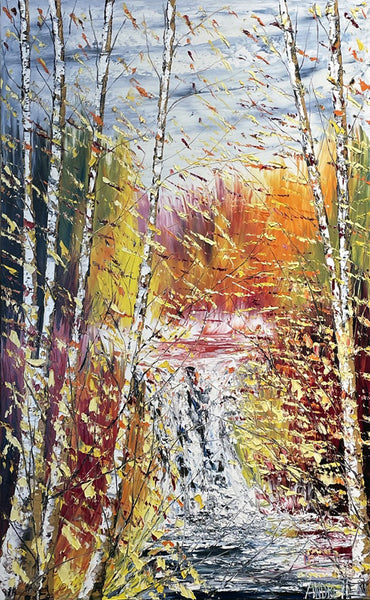 André Pleau artwork 'PUR BONHEUR' available at Canada House Gallery - Banff, Alberta