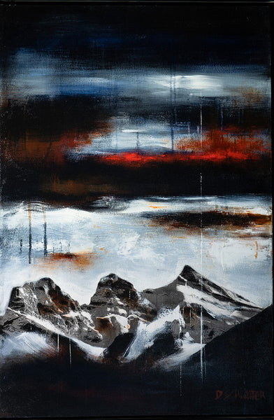 Dieter Schlatter artwork 'THREE SISTERS / CANMORE' at Canada House Gallery