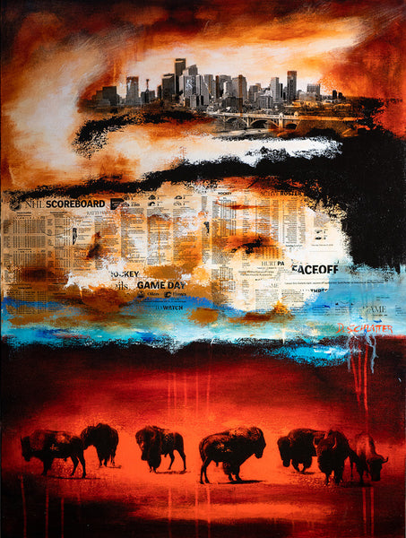 Dieter Schlatter artwork 'ALBERTA #30' at Canada House Gallery