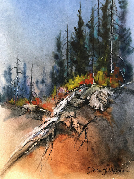 Donna Jo Massie artwork 'IN THE HIGH ALPINE' at Canada House Gallery