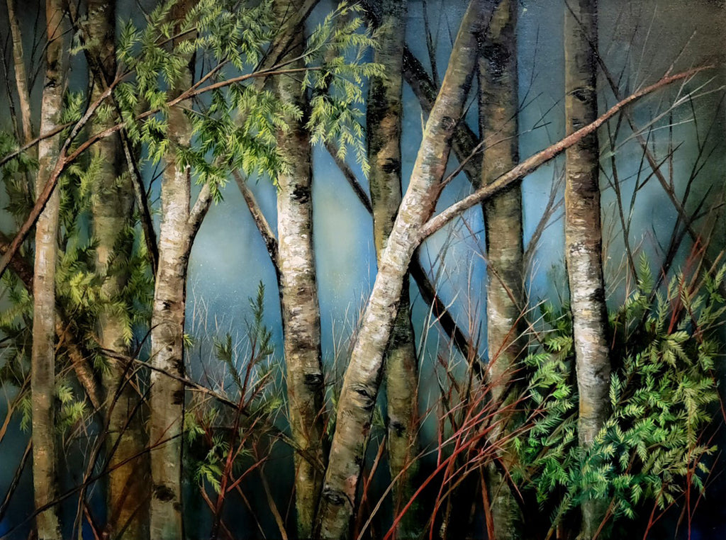 Richard Cole artwork 'BIRCH' at Canada House Gallery