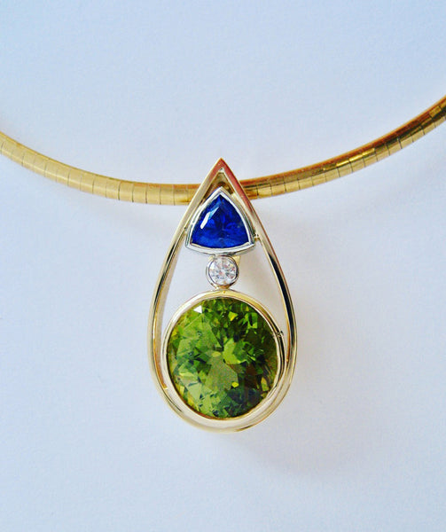 Susan Kun artwork 'TOURMALINE PENDANT' at Canada House Gallery