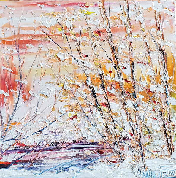 André Pleau artwork 'SOLEIL HIVERNAL' at Canada House Gallery