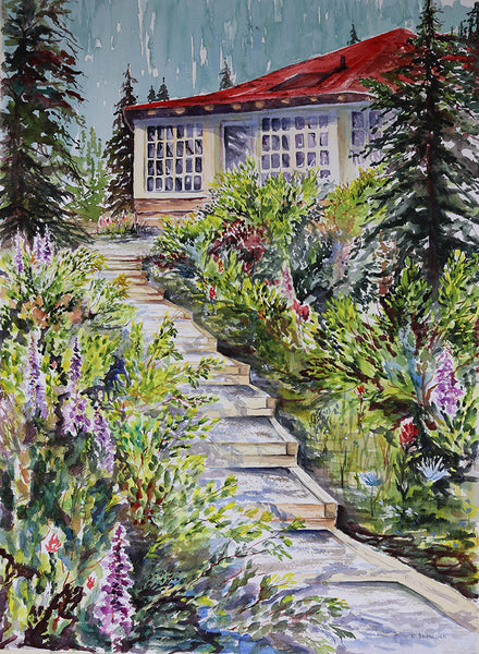 Cliff Swanlund artwork 'VISITING JIMMY SIMPSON' at Canada House Gallery