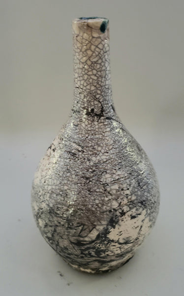 Elizabeth Harris artwork 'WHITE CRACKLE VASE' at Canada House Gallery