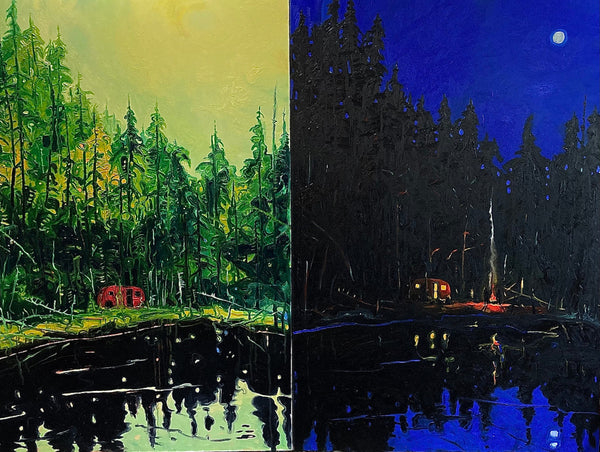 Michael Cameron artwork 'NIGHT AND DAY' at Canada House Gallery