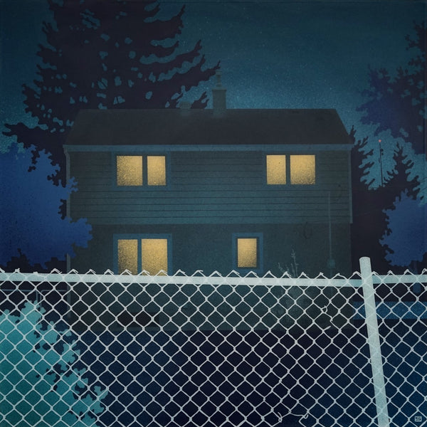 Jeff Sylvester artwork 'THROUGH THE CHAINLINK FENCE' at Canada House Gallery