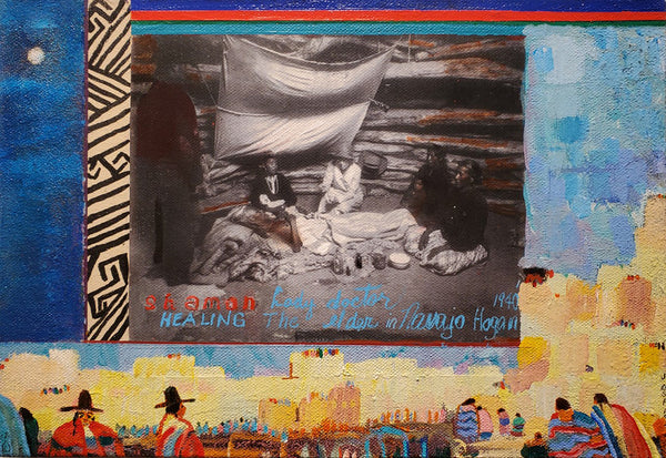 Jane Ash Poitras artwork 'ANCIENT HEALING' at Canada House Gallery