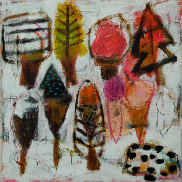 Kathie Thomas artwork 'WHITE FOREST' at Canada House Gallery