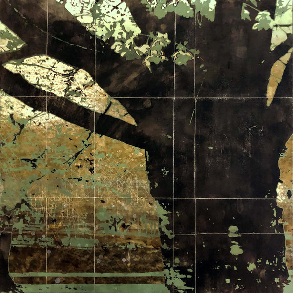 Anastasia Kimmett artwork 'CHERRY BLOSSOMS IN SAGE' at Canada House Gallery