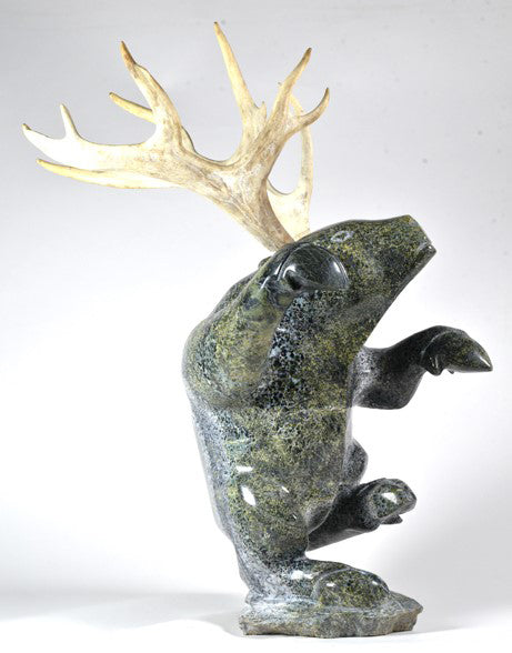 Sii Ashoona artwork 'REARING CARIBOU' at Canada House Gallery