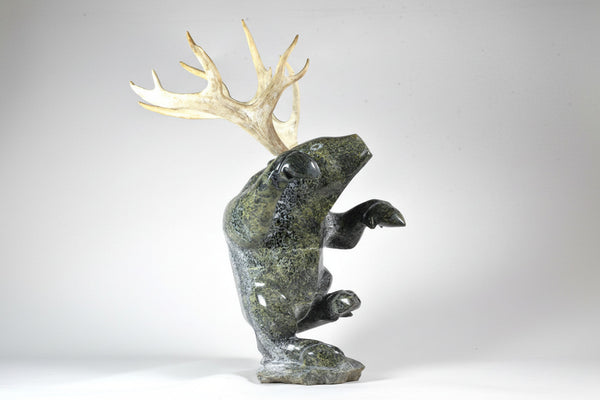 Sii Ashoona artwork 'REARING CARIBOU' at Canada House Gallery