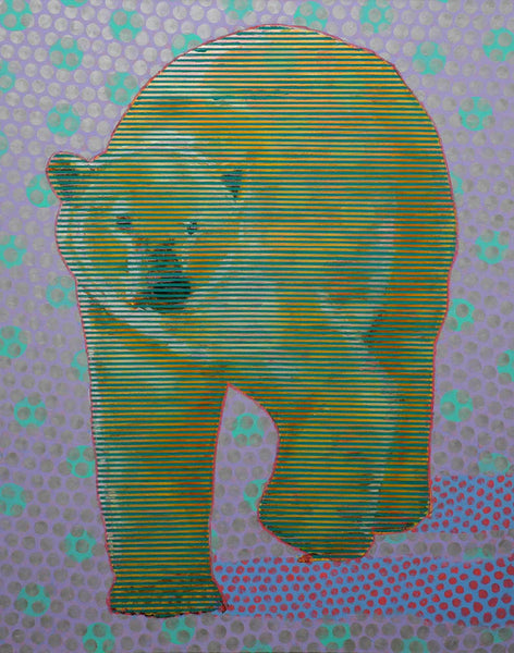 Les Thomas artwork 'AP #023-2197 POLAR BEAR' at Canada House Gallery