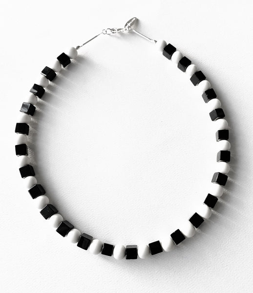 . NESHKA artwork 'ONYX AND BONE NECKLACE' at Canada House Gallery