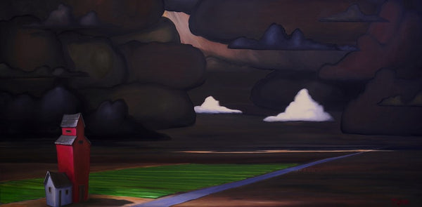 Glenn Payan artwork 'PRAIRIE STORM' at Canada House Gallery