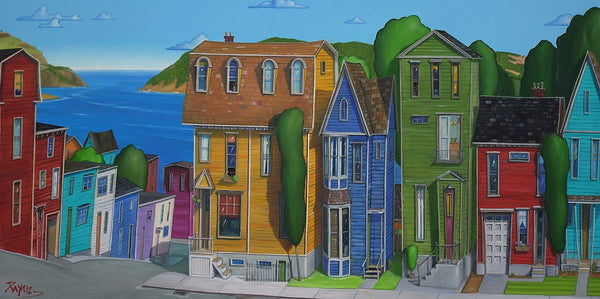 Glenn Payan artwork 'ST. JOHNS, NL' at Canada House Gallery