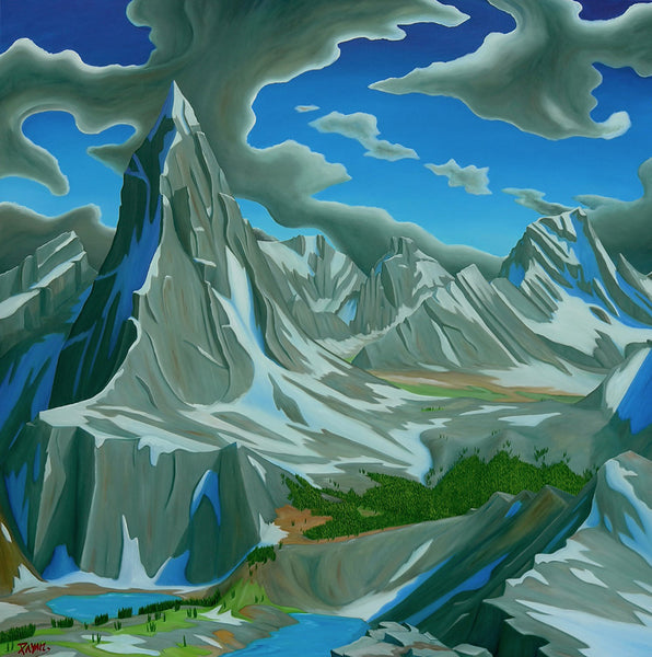 Glenn Payan artwork 'MT. BIRDWOOD, KANANASKIS' at Canada House Gallery