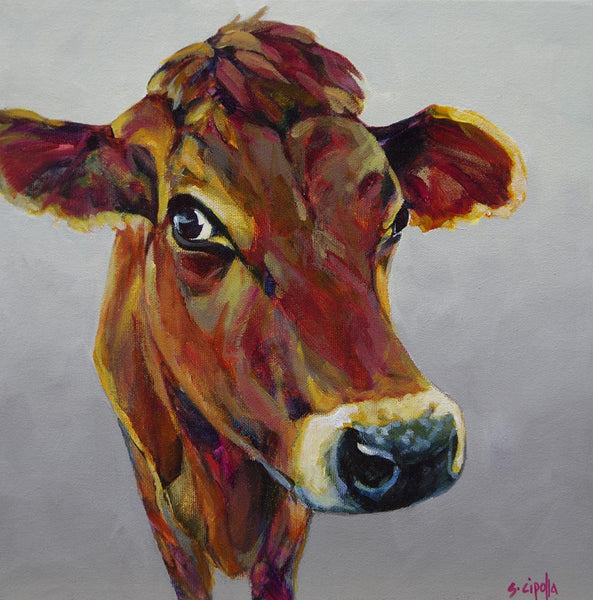 Susie Cipolla artwork 'SAY MOO' at Canada House Gallery
