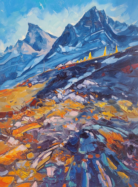 Dominik J Modlinski artwork 'BUGABOOS' at Canada House Gallery