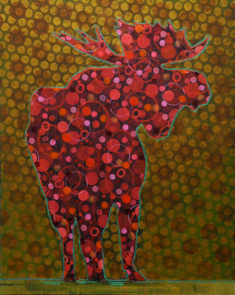Les Thomas artwork 'AP #023-2225 MOOSE' at Canada House Gallery