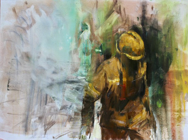 John Macdonald artwork 'UNTITLED STUDY: FIREMAN I' at Canada House Gallery