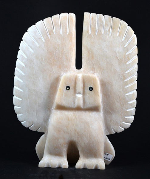 Malitu Akesuk artwork 'OWL' at Canada House Gallery