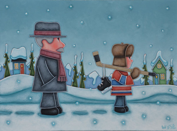 Peter Wyse artwork 'GAME DAY' at Canada House Gallery