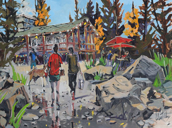 Robert Roy artwork 'SALON THÉ LA PLAINE 6 GLACIERS' at Canada House Gallery