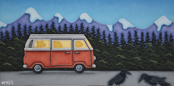 Peter Wyse artwork 'TRICKSTERS' at Canada House Gallery